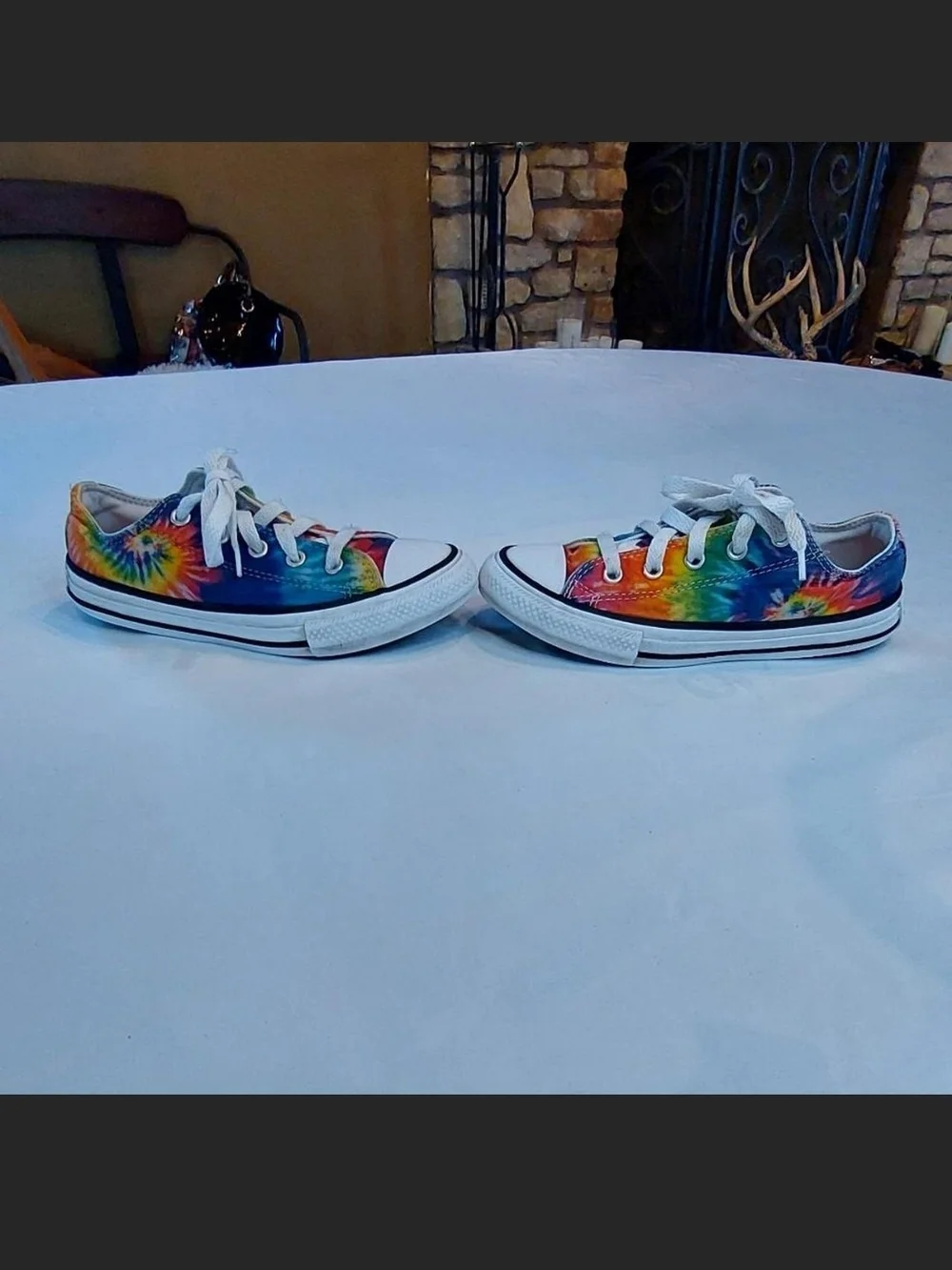 Converse Kids Chuck Taylor All Star Low Top Tie-Dye Sneakers Size 13